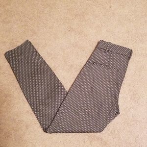 NWOT H&M Geometric Pattern Trousers, Size 2